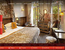 Tablet Screenshot of hotelaumanoir.com